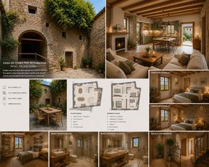 Terreno residenziale in Soriguera. Autèntica casa de pedra amb pati privat al cor del pallars sobir