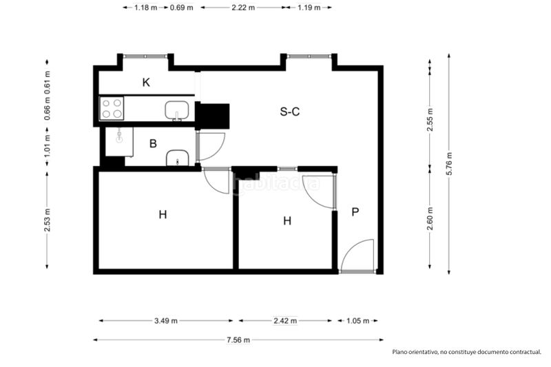 Piso oportunidad de inversión en usera: activo residencial en distrito centro en Madrid - Imagen 22