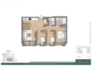 Piso en Les Roquetes. Piso de obra nueva de 3 habitaciones y 2 baños con balcón  67 m