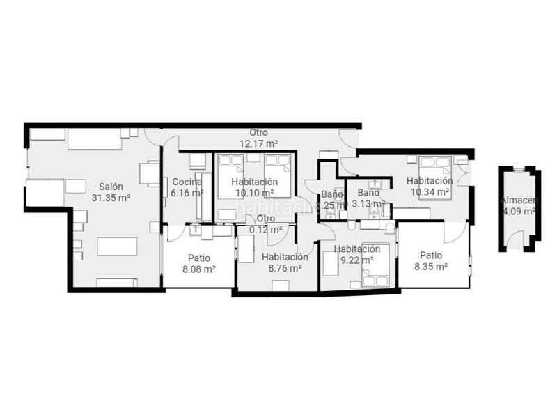 Foto 55062c0e-09ab-49dd-a055-93af7b5859cc. Apartament a Centro Pedreguer