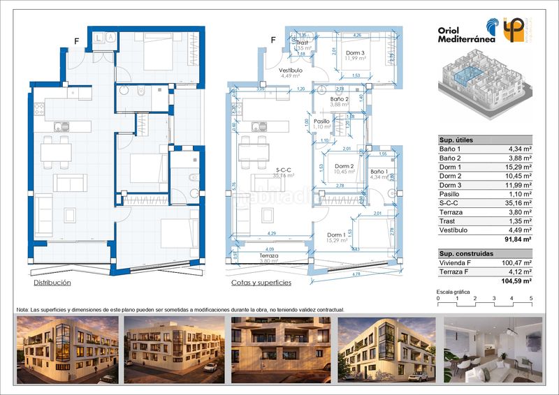Foto 2dbb4109-bb2c-4f3e-bf60-de01efdbe1f1. Pis 104m<sup>2</sup> amb calefacció aparcament a Orihuela ciudad Orihuela