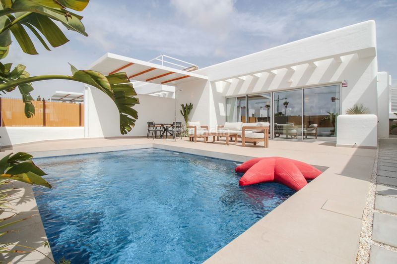 Foto 9c7b2714-9f76-43a1-aa25-f7b3a55e0b49. Casa amb piscina a Las Lomas de Rame-Bahía Bella Alcázares (Los)
