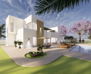 Casa a Nueva Torrevieja. Villa de lujo conampnbsp piscinaampnbsp y solaacuteriumampnbsppr