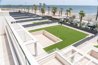 Casa a Los Narejos_Punta Calera. Villa de lujo en primera liacutenea de playa con piscina y solaa