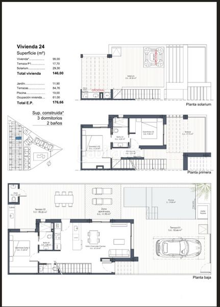 Foto d297ec46-e976-452e-b3aa-990f9300425a. Casa amb aparcament piscina a Las Lomas de Rame-Bahía Bella Alcázares (Los)
