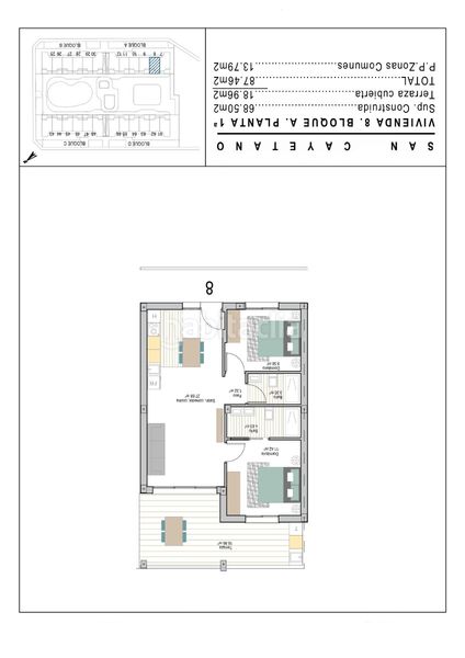 Foto d0ea5530-1c9e-44bb-bb53-367842e3231d. Casa amb aparcament piscina a San Cayetano Torre - Pacheco