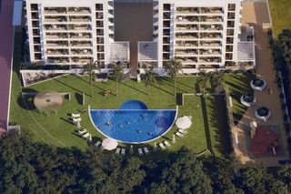 Pis a Puerto Deportivo. Apartamento con piscina comunitaria en guardamar del seguravivie