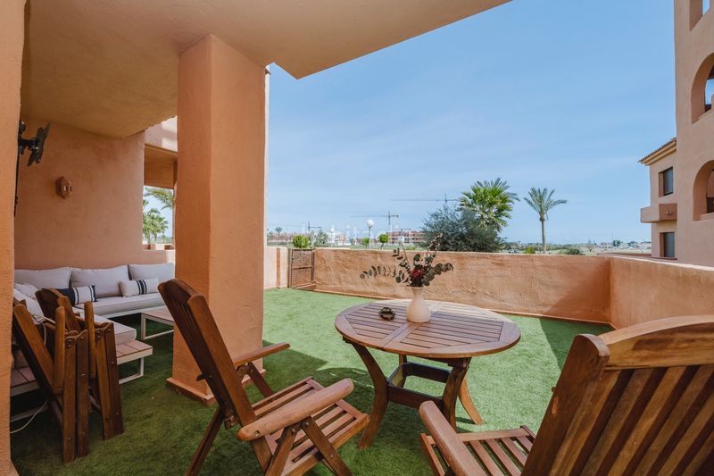 Foto b2c5dd86-9c0a-4410-83c9-023d9fe4f3f4. Apartament amb aparcament piscina a Las Lomas de Rame-Bahía Bella Alcázares (Los)