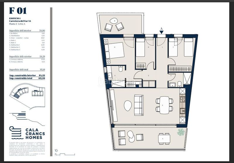 Foto 05b7c403-abd2-49fa-ae36-cc88a4a92696. Apartament amb aparcament piscina a pla de maset - cap de Salou Salou