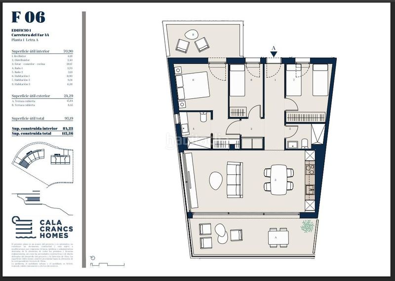Foto 955c59be-a21a-4a53-859c-f6885b7ab52d. Apartament amb calefacció aparcament piscina a pla de maset - cap de Salou Salou