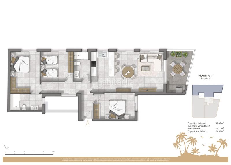 Foto 2ae2f681-5a82-4fe1-a5bf-118e88be101e. Dachwohnung mit pool in Pueblo Guardamar del Segura