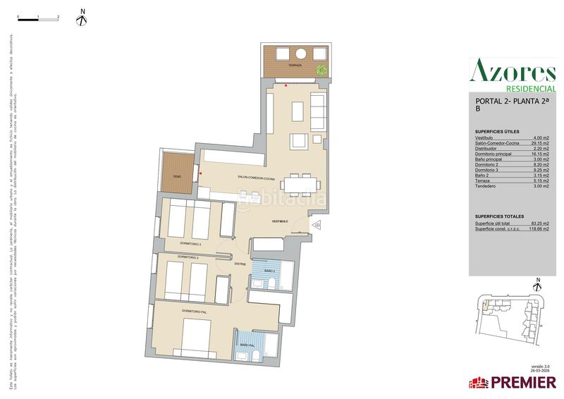 Foto bbf7af70-170d-4004-8063-c6035946182b. Flat 118m<sup>2</sup> with heating parking pool in Los Berrocales Madrid