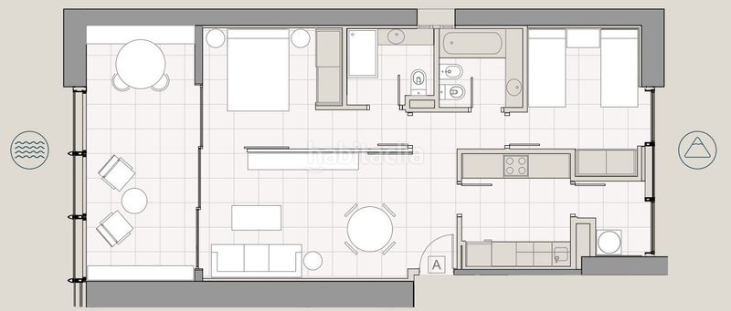 Foto bf8cde84-757d-4caf-8ff5-ad0bd9626498. Apartament amb calefacció aparcament piscina a Playa Poniente Benidorm