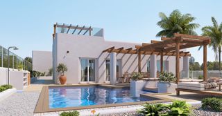 Casa a La Alberca. Descubre can mega, una exclusiva villa de estilo ibicenco actual