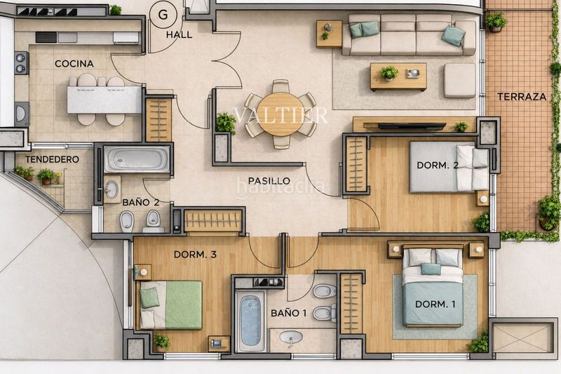 Foto e28df786-788f-4007-b2e0-b9bf2d194987. Rent flat with parking in Prosperidad Madrid