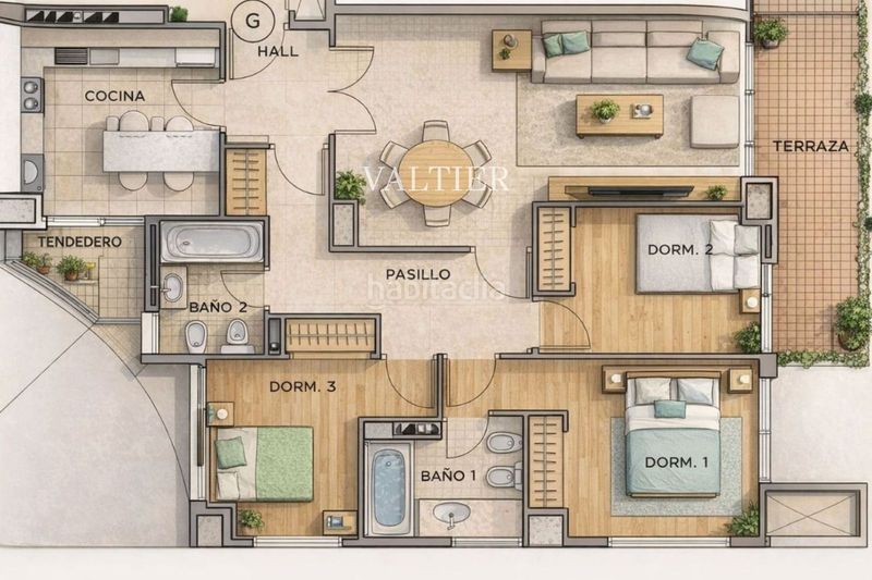 Foto fdefbe53-a38b-47cd-b157-9f004b51d05c. Rent flat with parking in Prosperidad Madrid
