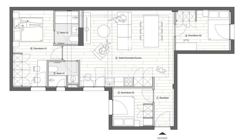 Foto cdb59eb4-e92c-4506-ae89-97dbd052cd85. Rent flat with heating in Imperial Madrid