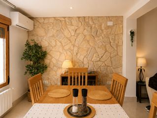 Haus  N/a. Charming village house with modern comforts and private patio in