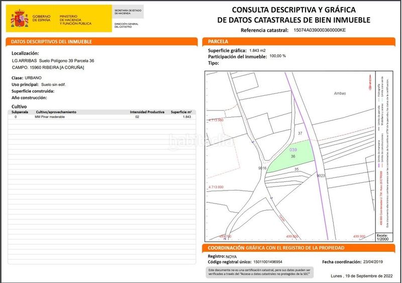 Foto 5fd98d5a-d4dc-4f68-a538-d0af958e5279. Area edificabile industriale in lugar arribas in Artes Ribeira