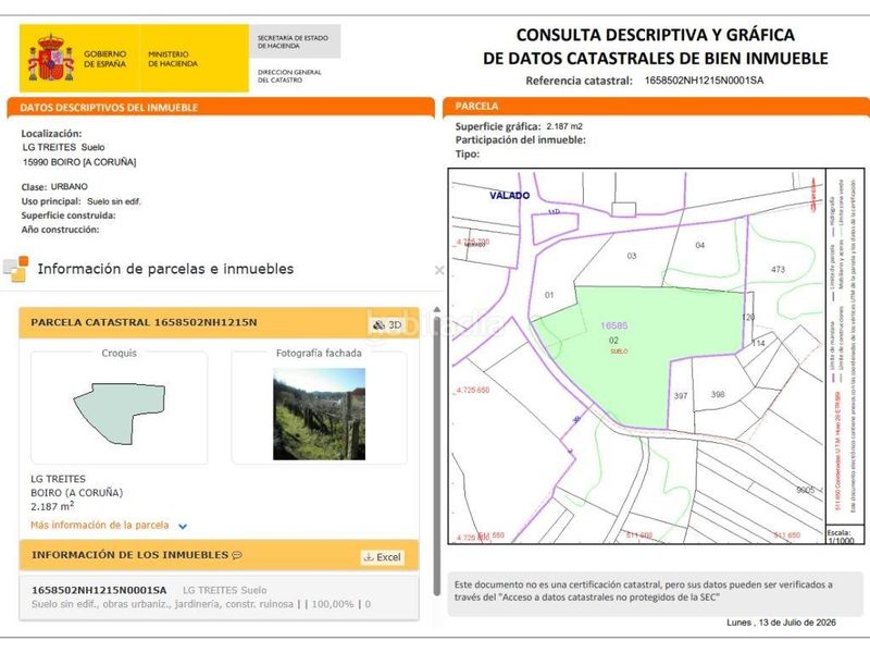 Foto 7ea6b921-b671-4ac0-8c38-d57672727026. Terreny residencial a Boiro