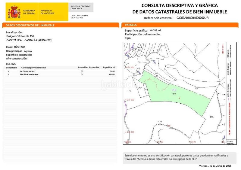 Foto b5e5b61f-7d1b-4eaa-aeb5-94800ed0c32e. Finca rústica a Castalla