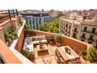 Pis a Dreta de l´Eixample. Ático con terraza y vistas panorámicas junto a rambla de catalun