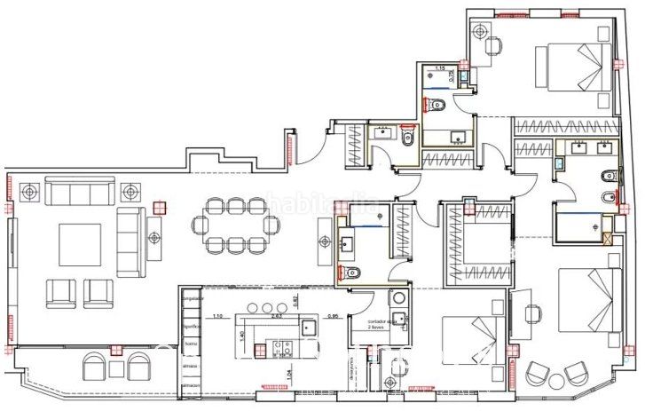 Foto c0d83921-adc7-4bb1-975b-7fc942878927. Apartament amb calefacció aparcament a Jerónimos Madrid
