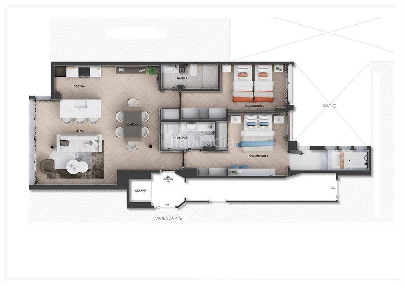 Foto 4ec76d9c-c63c-45e1-a986-413ce3e3a7e8. Apartament amb calefacció piscina a Lista Madrid