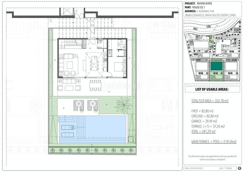 Foto e48821bd-a439-4a8c-a514-bcb77a7c0c39. Casa amb calefacció aparcament piscina a Torviscas Centro y Alto Adeje