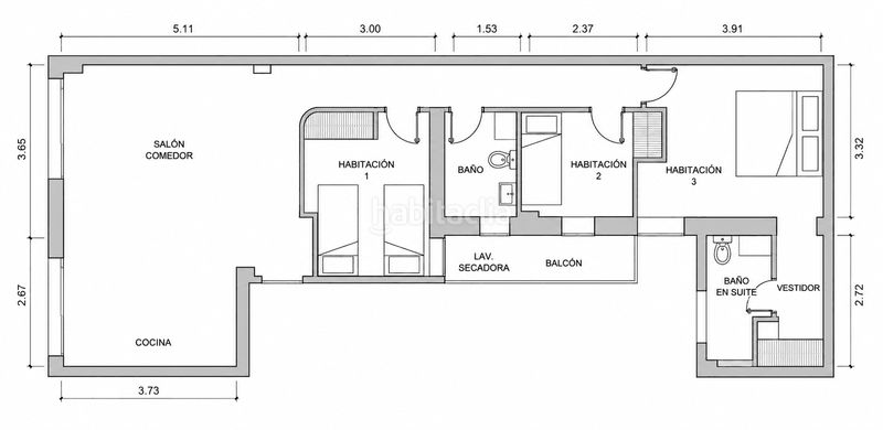 Foto c6973467-8b0e-499b-b400-846e2afbb395. Apartament amb calefacció a Ríos Rosas-Nuevos Ministerios Madrid
