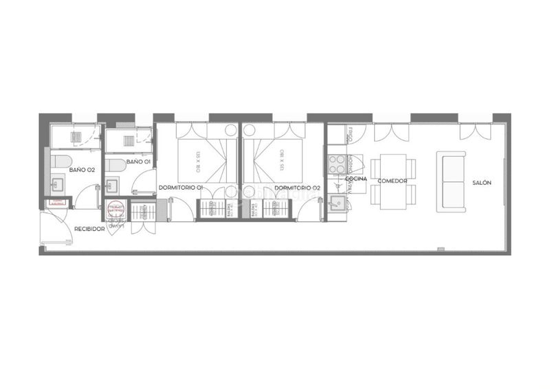 Foto f851b8f4-f916-4232-a639-f47730943b5f. Apartament amb calefacció a Ibiza Madrid