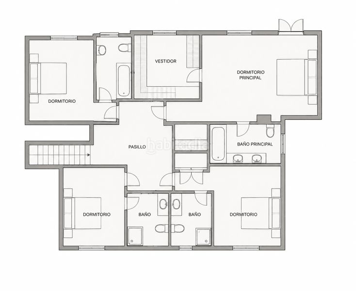 Foto a8dd5881-dda6-4a37-82bc-fbbe90626a3b. Casa amb calefacció aparcament piscina a Conde Orgaz - Piovera Madrid