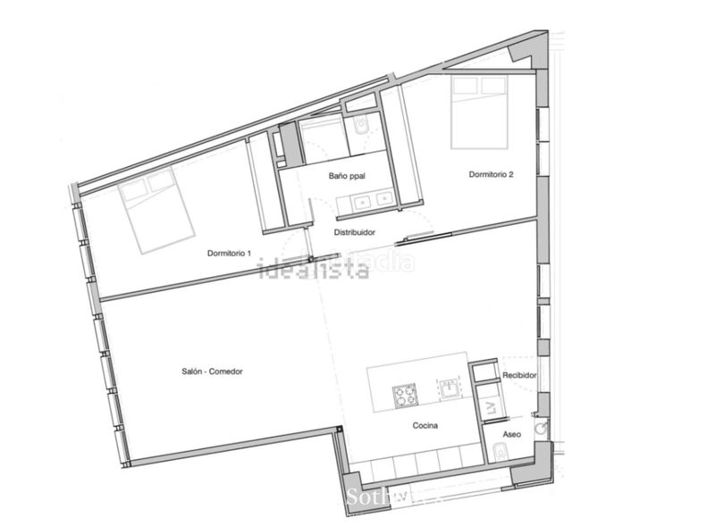 Foto de437384-ba3a-4241-a556-0494ee988a6a. Apartamento centro 2 dormitorios en Palacio Madrid