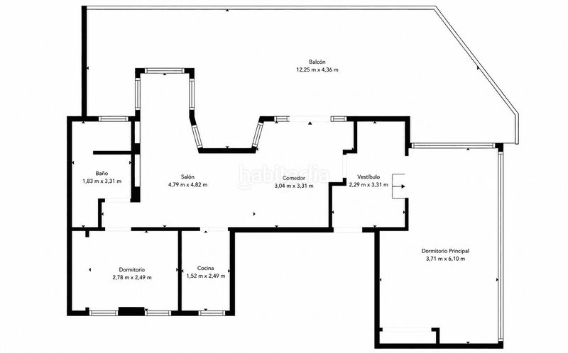 Foto 71ade353-e986-455d-8e2d-b35dbed90c85. Àtic amb calefacció a Cortes-Huertas Madrid