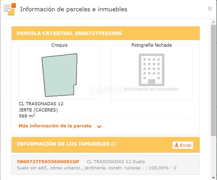 Foto b5ecd06a-82e8-4b47-93f5-157317671a76. Terreny residencial a calle trasonadas 2 a Jerte