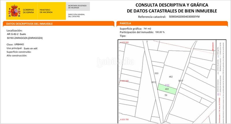 Foto 7b3f13a4-3f4a-42b6-bf4d-a13a15b96e30. Terreny residencial a Peñaflor Zaragoza