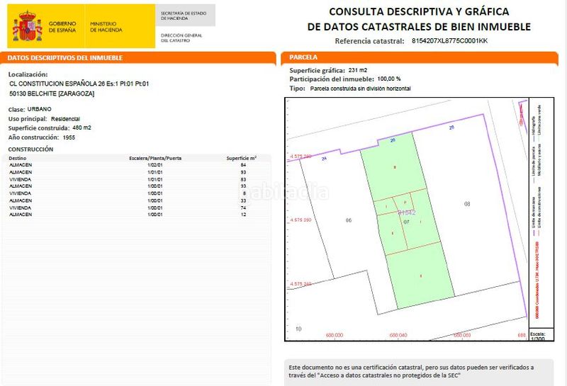 Foto 9587be5d-55d9-47e7-b089-1b29174b6df8. Maison jumelée dans calle constitución española 26 dans Belchite