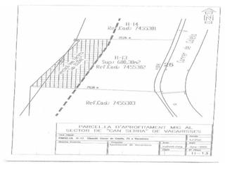 Residential Plot in Carrer de calella 25. Solar de 600,30 m2