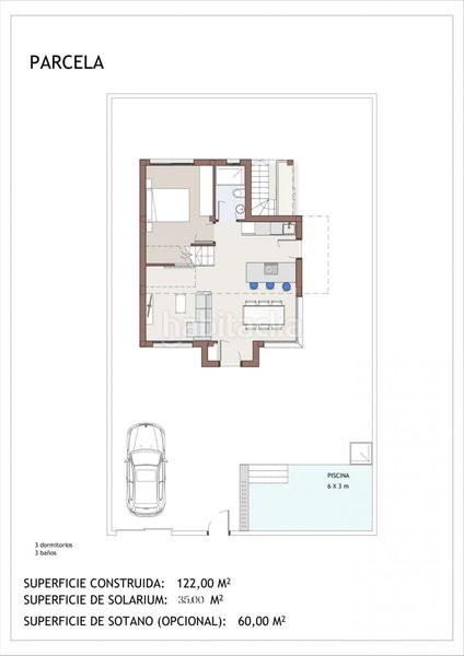 Foto a10bbd2d-1595-49f1-bbfc-5826a5b9d75d. Casa amb piscina a Vera ciudad Vera