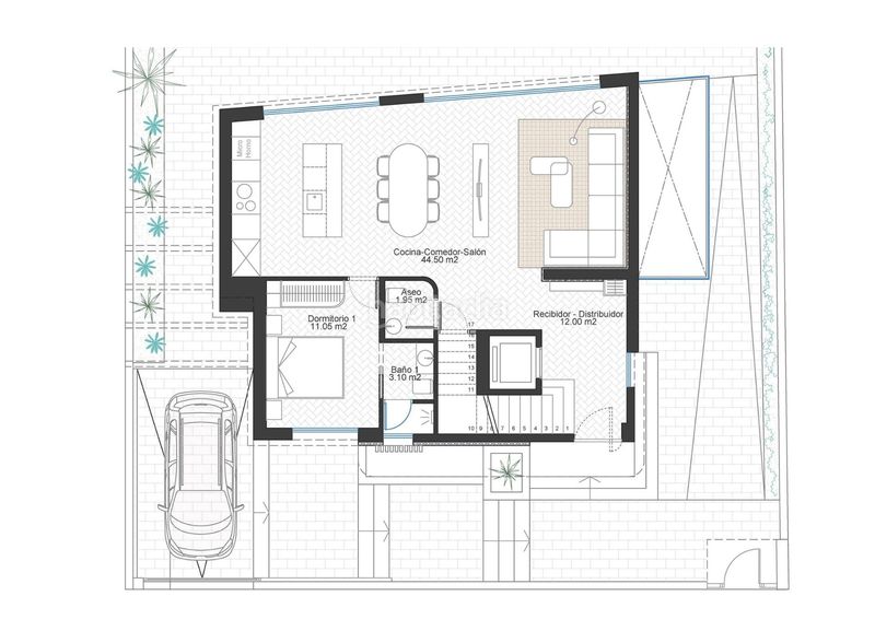 Foto b98138c7-2902-4a2d-9564-e2522b2f1143. Casa amb piscina a Cabo de Palos Cartagena
