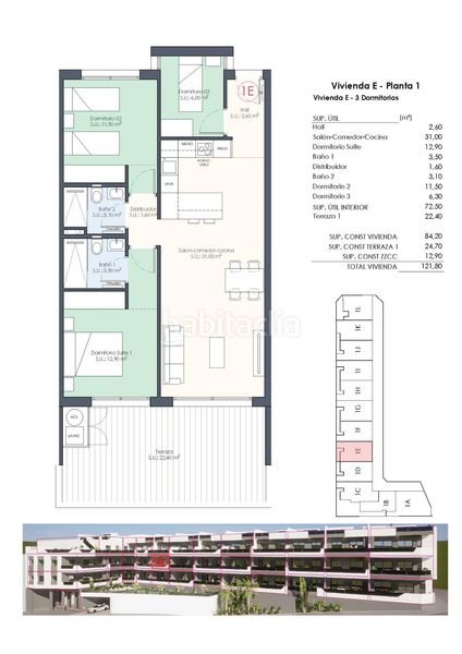 Foto f22f56be-9577-40eb-a157-8eb301d8fe28. Apartament a Benijófar