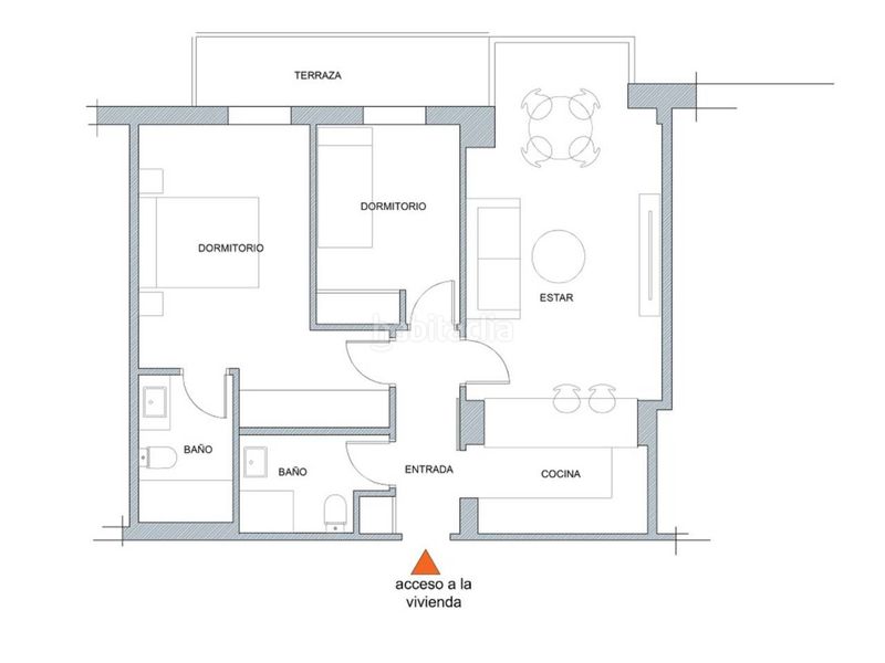 Foto 0cb380ed-abf3-4bd6-8908-38d580d8237b. Rent flat with heating parking pool in Conde Orgaz - Piovera Madrid