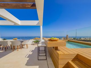 Casa a schiera in Las Gaviotas - Carvajal. Lujosos adosados de obra nueva con vistas al mar en el higuerón,