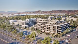 Apartamento en Campanillas. Apartamentos de nueva construcción de estilo contemporáneo en má