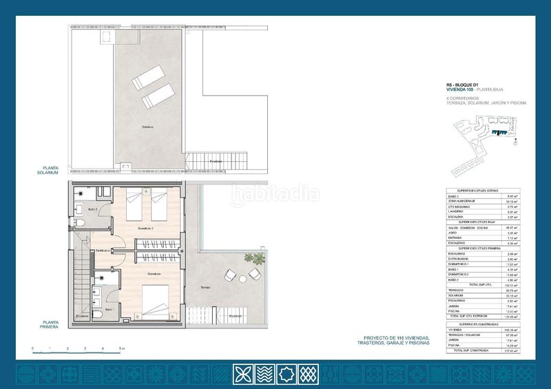 Foto 1903050e-6a3a-4b0b-8f36-32b9911be84a. Casa adossada amb aparcament piscina a El Zabal-Santa Margarita Línea de la Concepción (La)