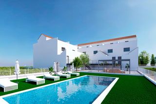 Casa bifamiliare in Rafal. Modernas casas adosadas con solárium y sótano en rafal, alicante