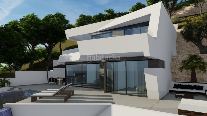 Foto c52ca6eb-a772-40c8-aba2-f20d0e61cfb0. Chalet villa de lujo de obra nueva con vistas espectaculares e en Calp