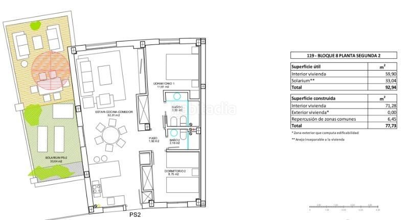 Foto 77aa9469-70ab-4ca5-8ca7-c16320d32358. Àtic amb aparcament piscina a puerto Vera Vera