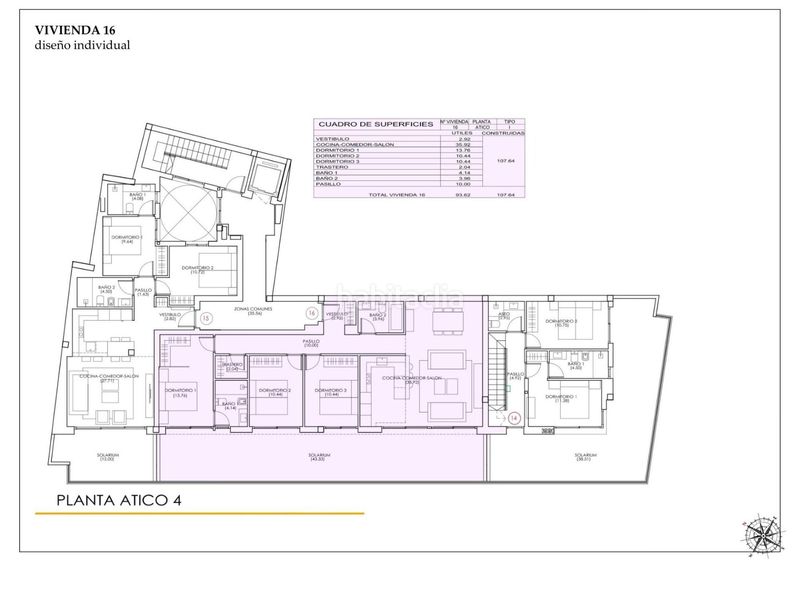 Foto 50205e7e-3c3c-437f-8a62-df3d6eb24b19. Penthouse with parking in Las Piscinas Naturales Torrevieja