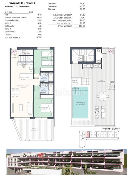 Foto 5f622a49-0997-4e47-9427-83e2ee2a0ced. Àtic amb aparcament piscina a Benijófar